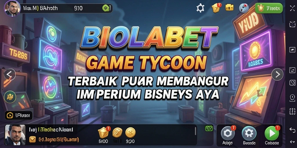 Tampilan gameplay seru dalam BIOLABET yang menggambarkan strategi Tycoon.
