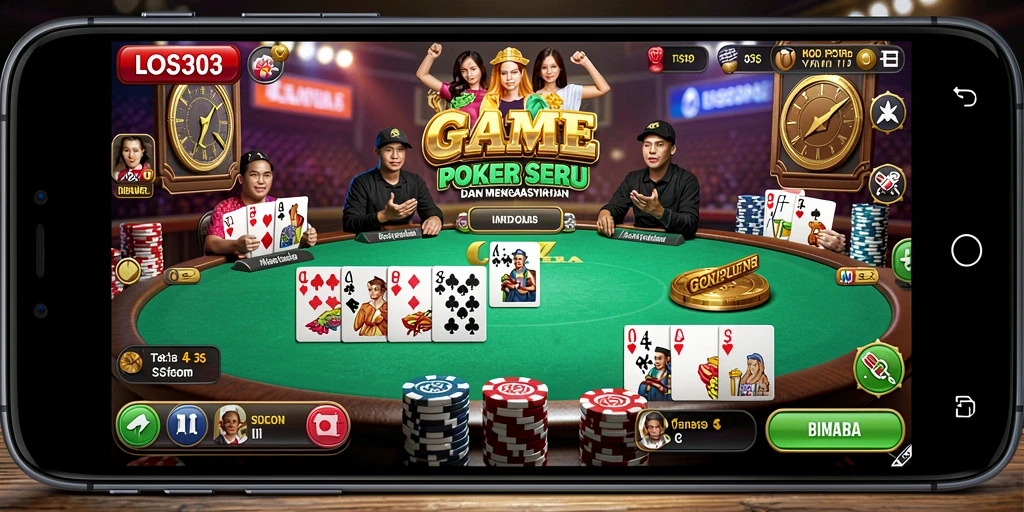 Tampilan gameplay menarik dari LOS303 di Poker.