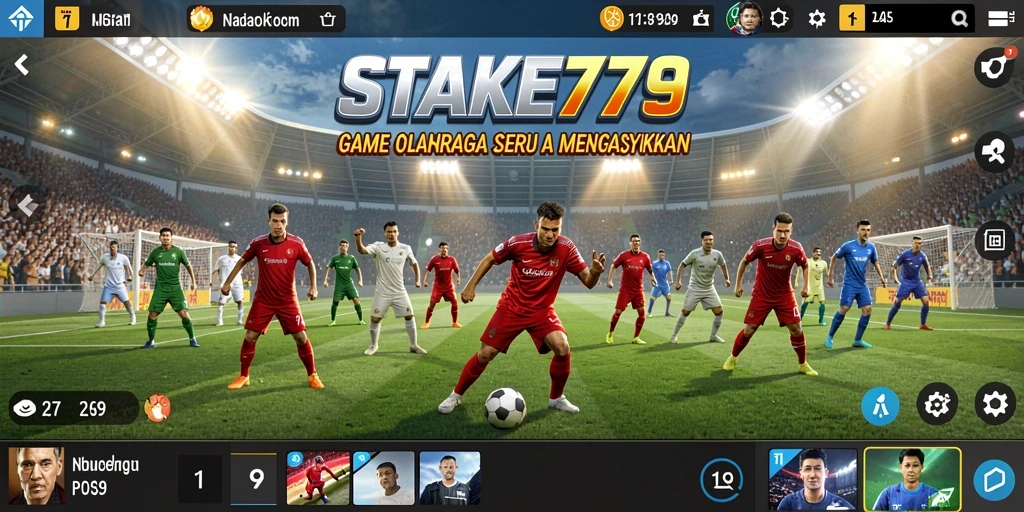 Tampilan seru gameplay STAKE779 dengan berbagai olahraga.